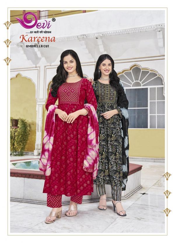 Devi Kareena Vol-1 – Umbrella Cut Kurti With Pant Dupatta